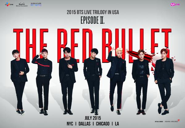 SubKulture Entertainment Announce “2015 BTS LIVE TRILOGY IN USA ‘Episode II. The Red Bullet”
