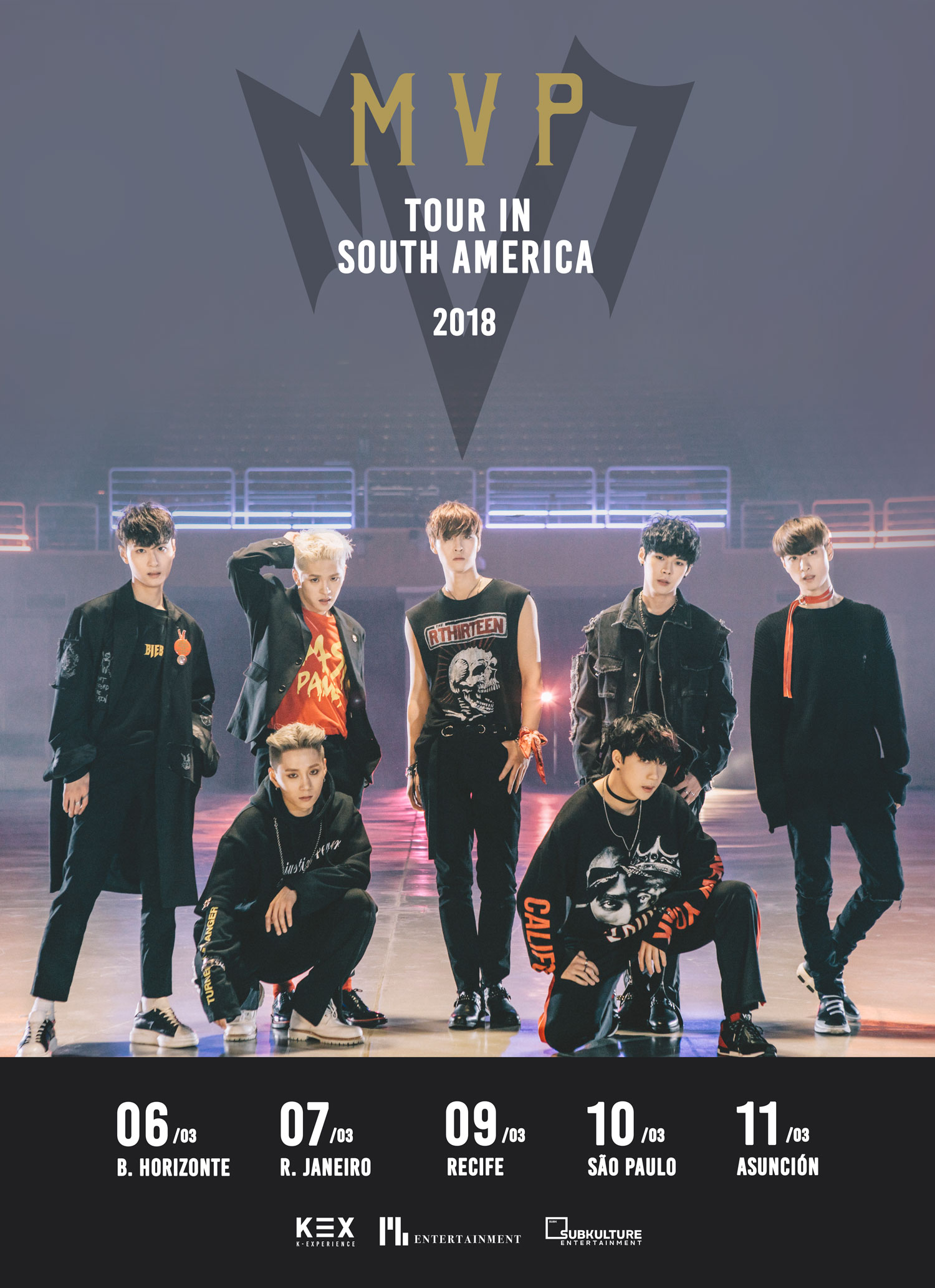 SubKulture Entertainment Announces MVP Tour In South America!