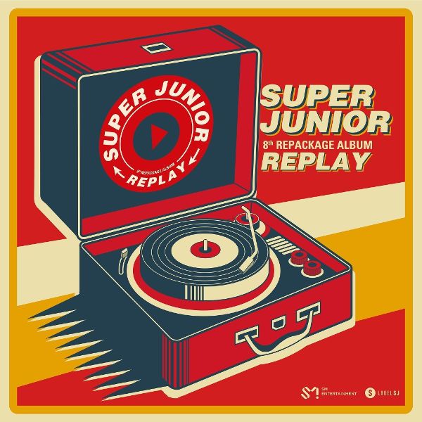 Super Junior 8th repackage replay cover