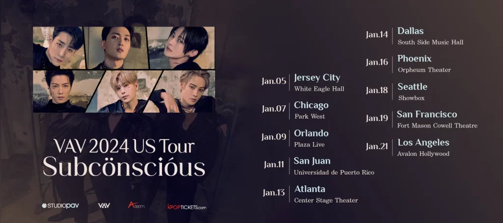 VAV To Embark On U.S. Tour "Subcönscióus" January 2024